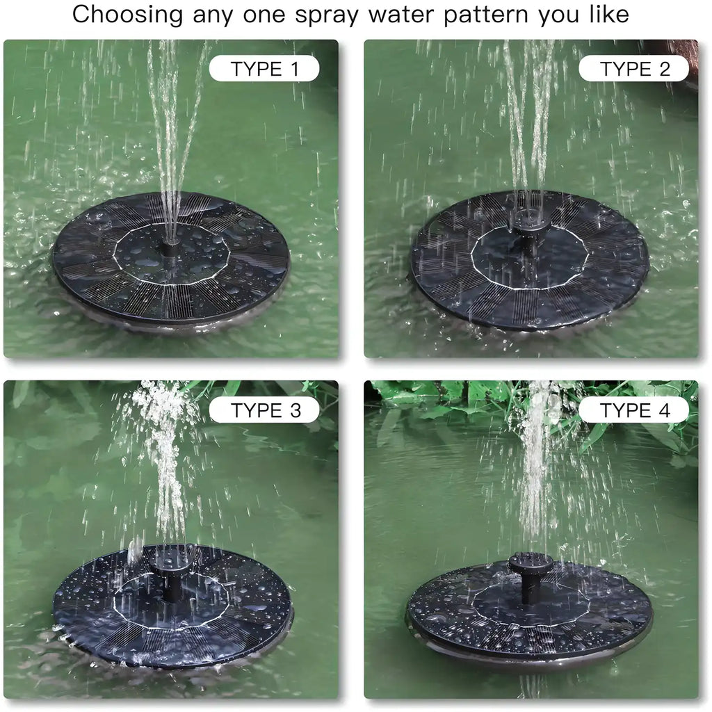 Fountain Solar Power Floating Water Pump