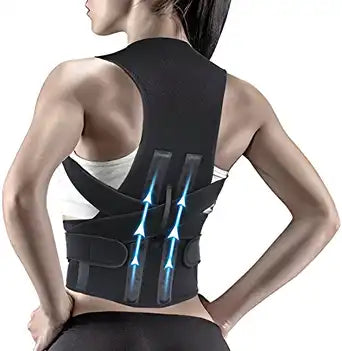Back Brace Corrector Therapy Shoulder Belt For Lower And Upper Back Pain Unisex